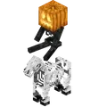Wither Skeleton Horseman Jack O'Lantern