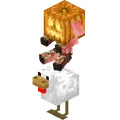 Zombified Piglin Chicken Jockey Jack O'Lantern